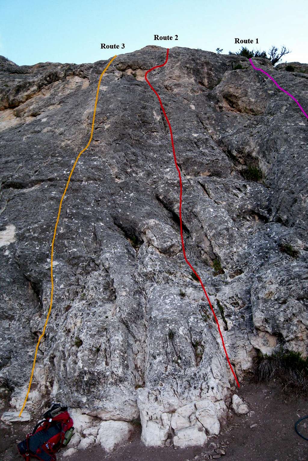 Looking up routes 1-3