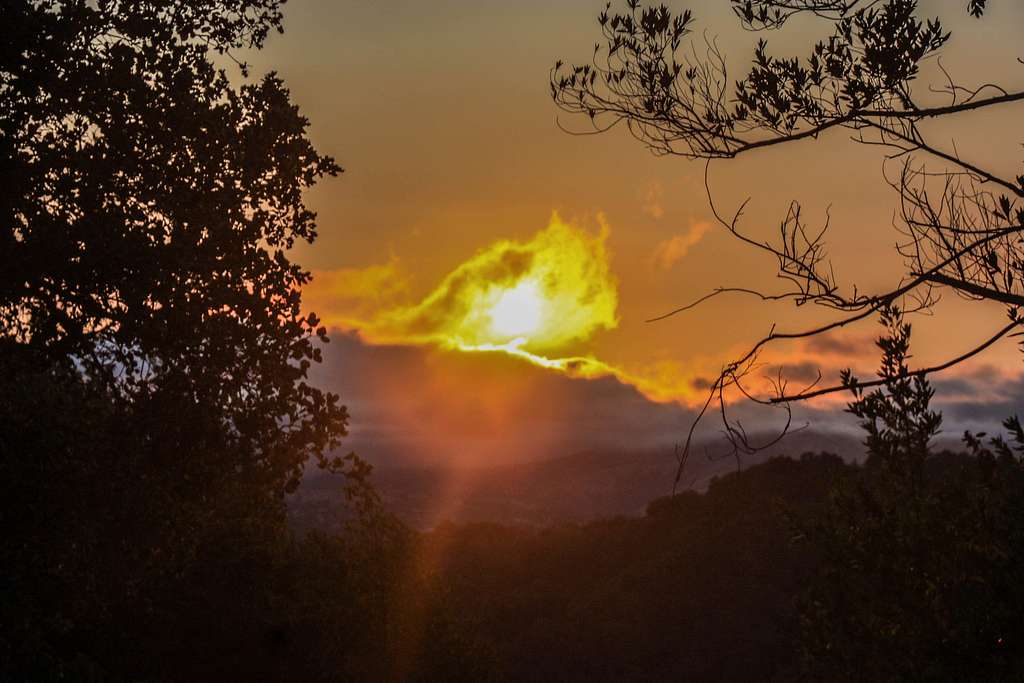Sunset fireball