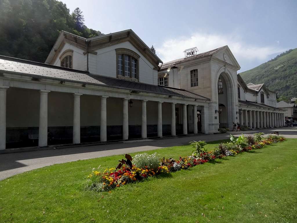 The spa building in Luchon