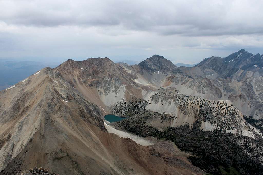 Pass Lake,from summit of Leatherman Peak