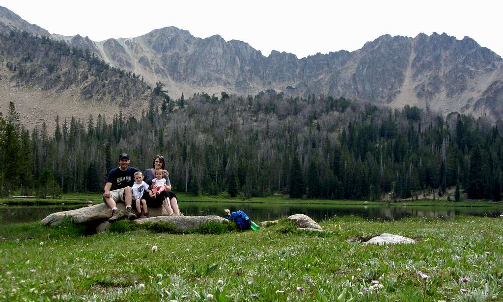 Fourth of July Lake fam pic 1