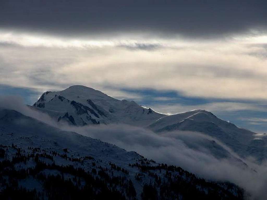Mont-Blanc from Finhaut...
