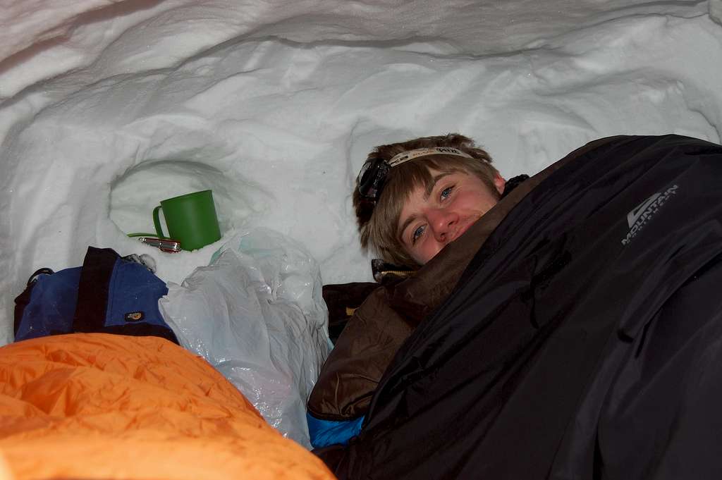 Snowcave on Helvellyn