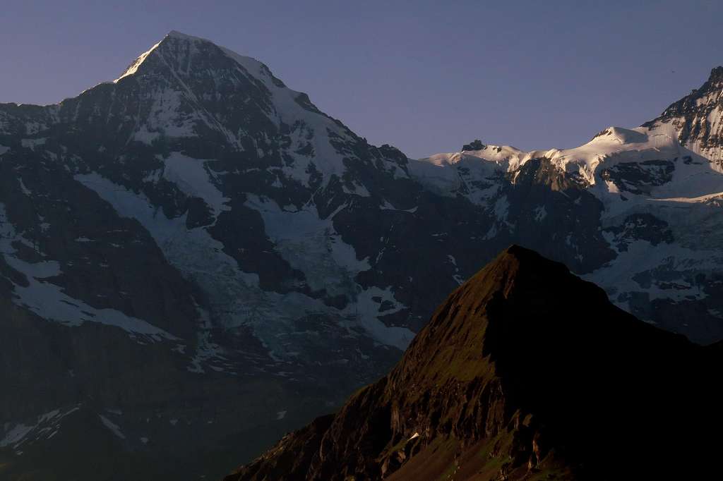 Mönch and Tschuggen from Männlichen