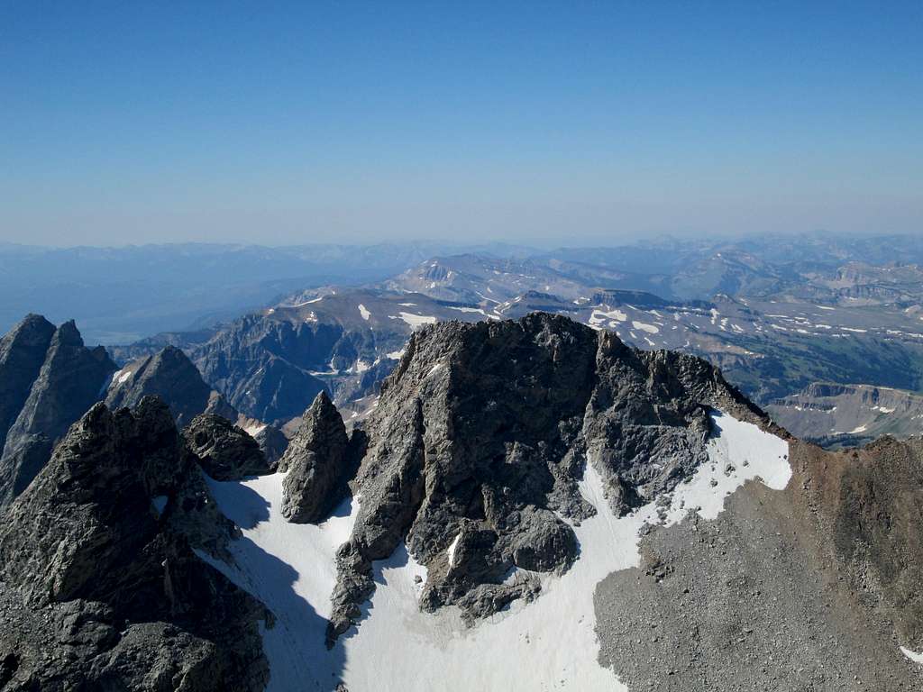 The South Teton seen from the summit of the Middle Teton