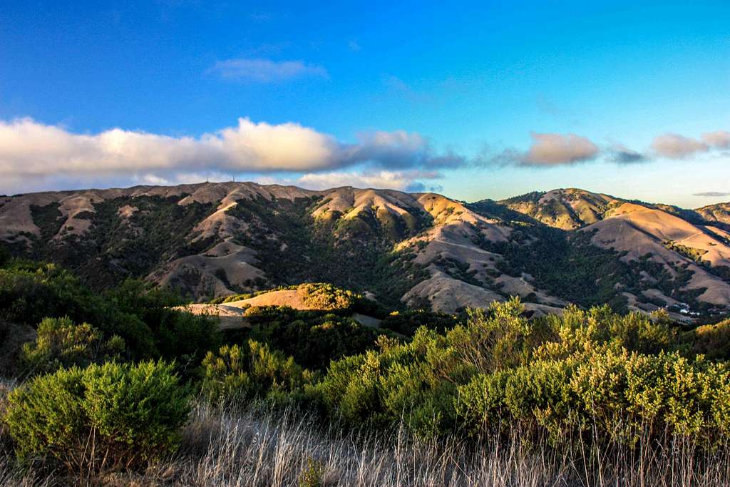 Last light on Big Rock Ridge