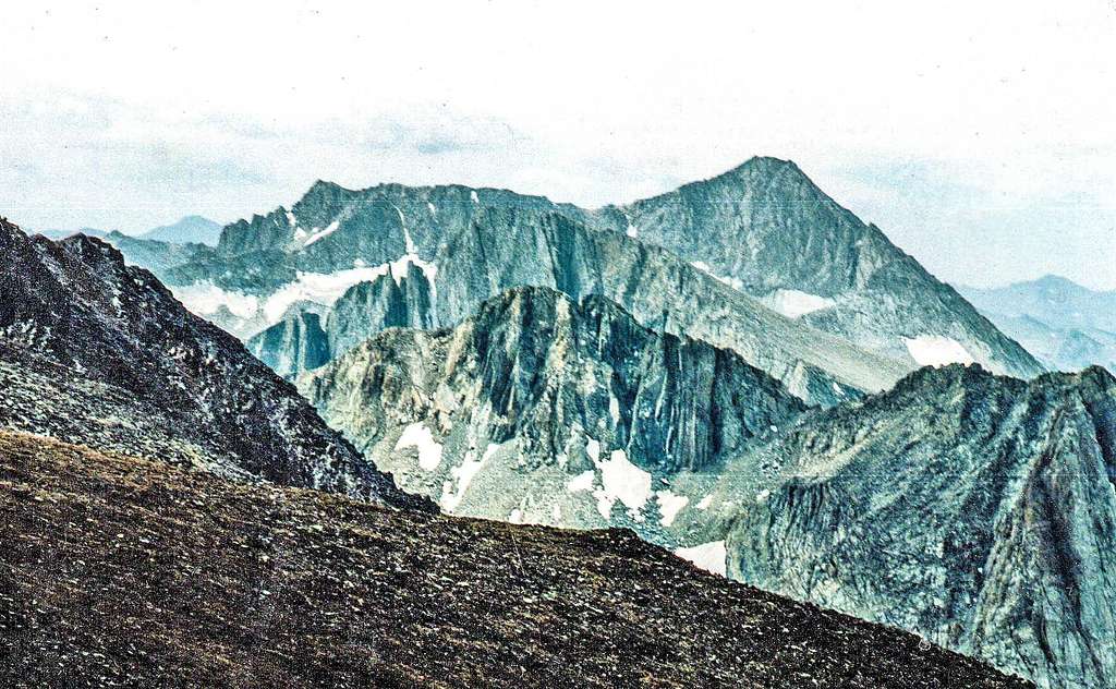 Mt. Conness from Slate Ridge Peak