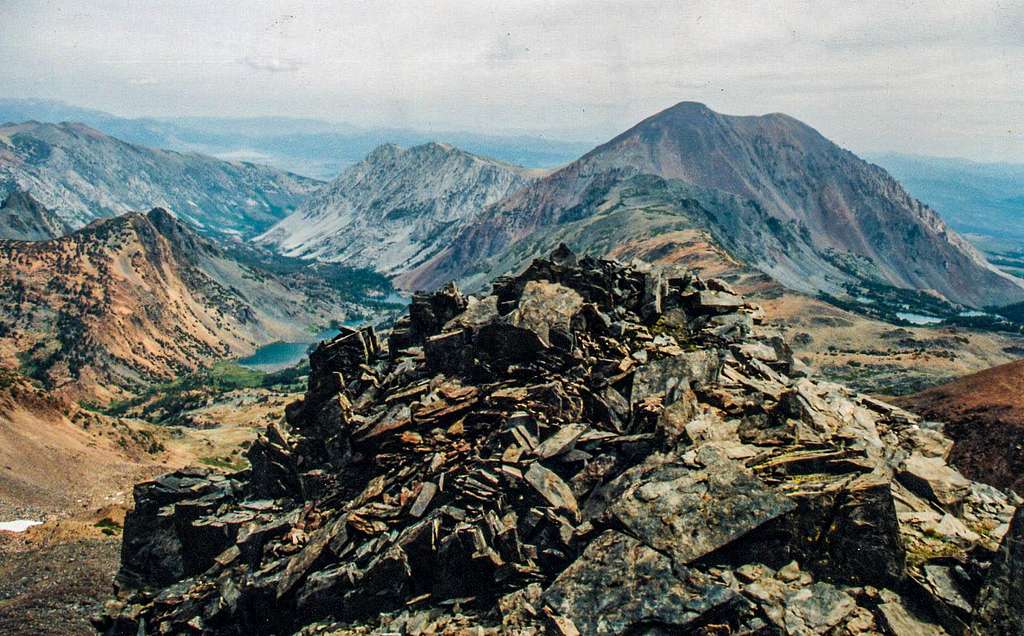 Dunderberg Peak from Slate Ridge Peak