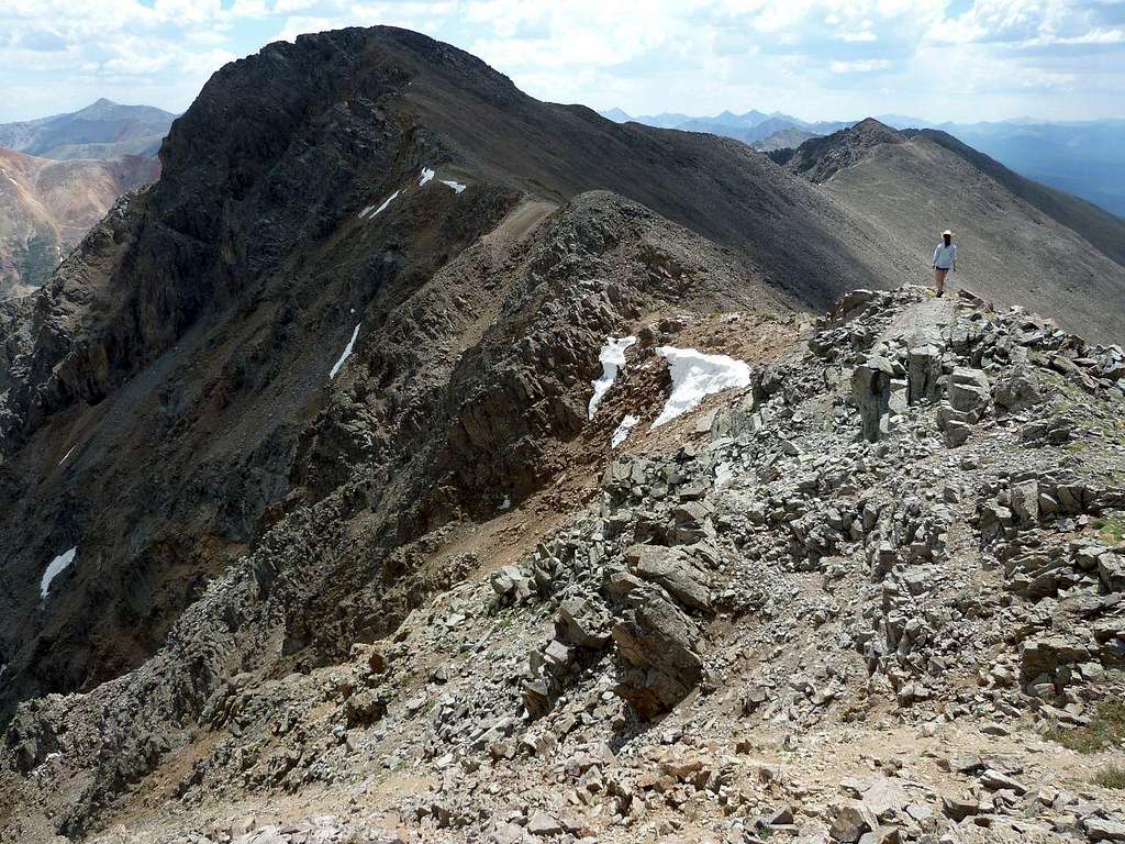 Anderson just ahead, on the Petroleum-Anderson ridge