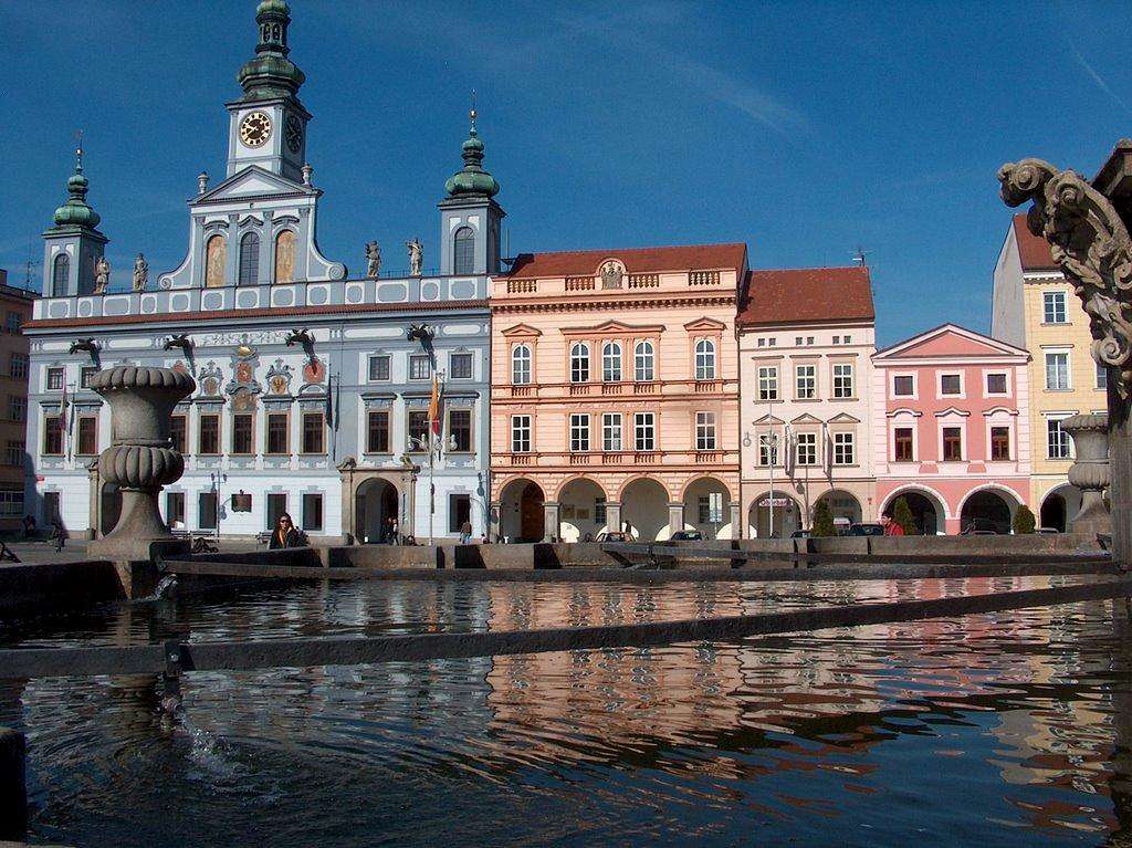 České Budějovice - fountain