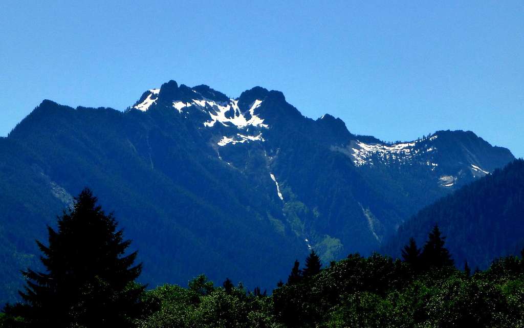 Jumbo Mountain as seen from SR530