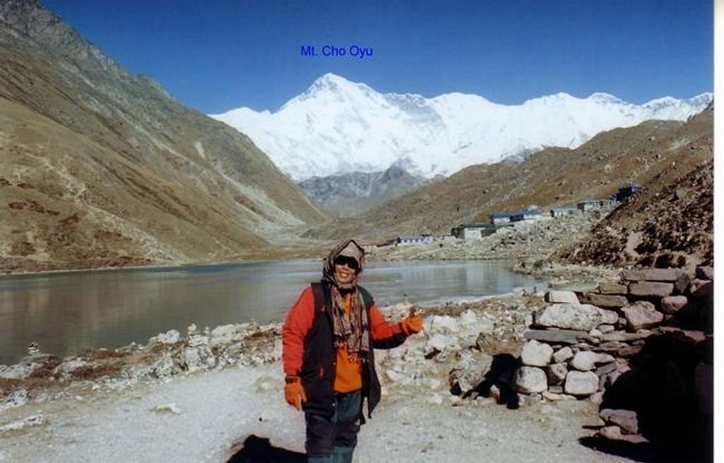 In Gokyo with the background...