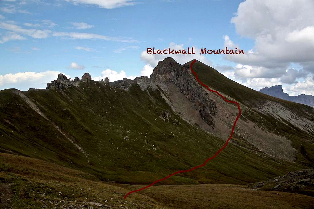 Blackwall Mountain route