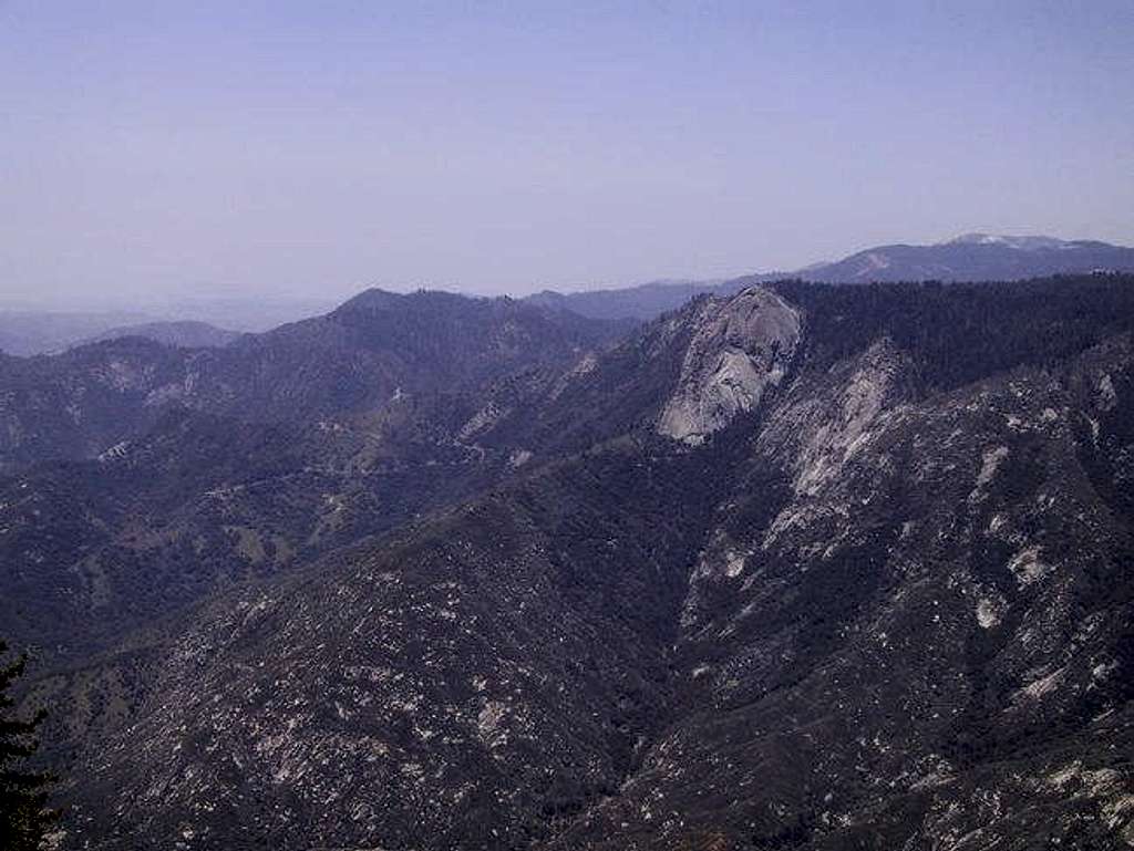 View of Moro Rock and the...