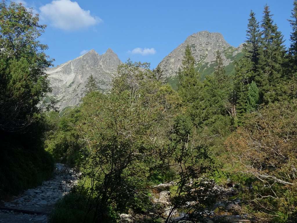 First views to the High Tatras