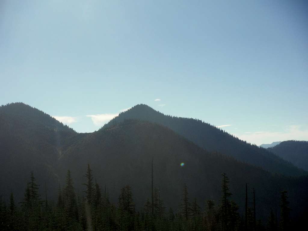 Pyramid Peak from the road