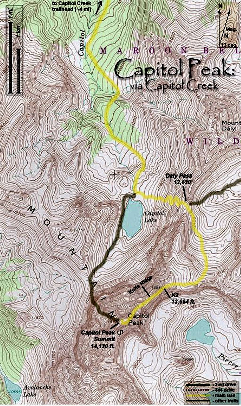 Topo map