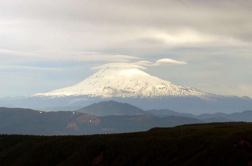Mt Adams from the summit of...