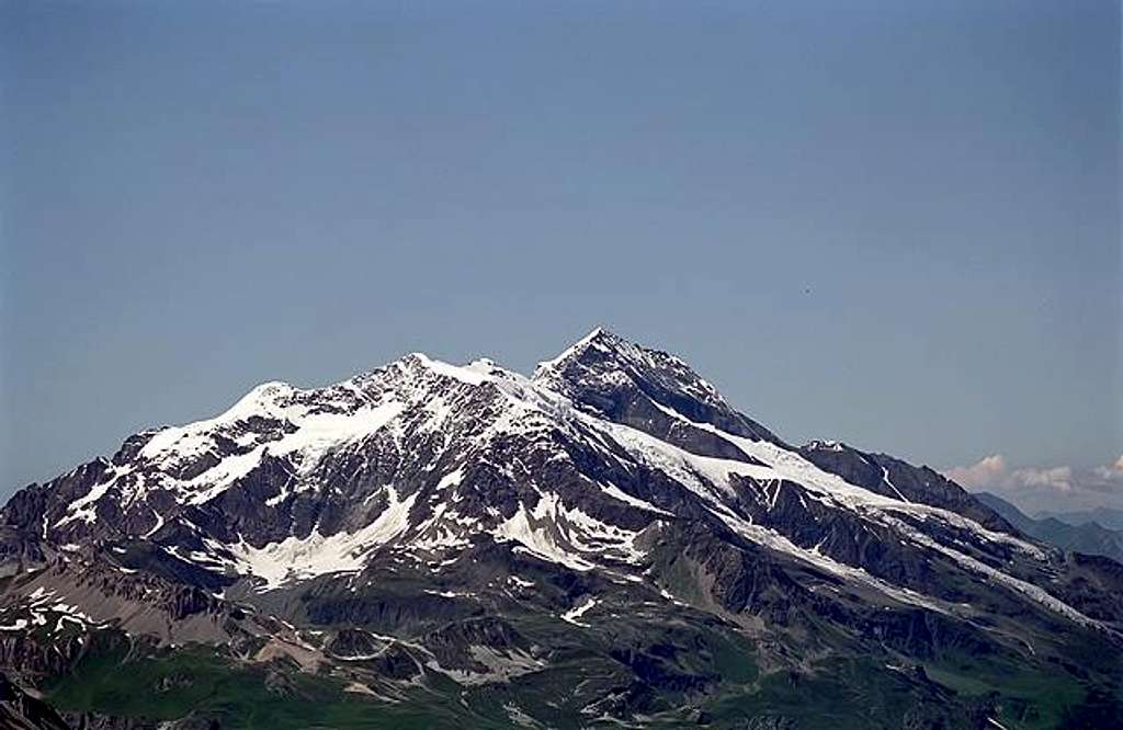 Mont Pourri seen from the...