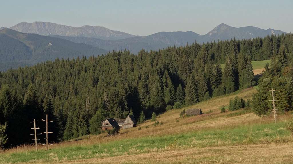Gubałówka hill, looking to the Western Slovak Tatras