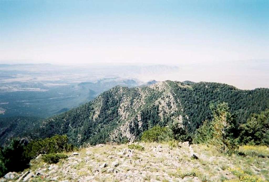The view from the summit.