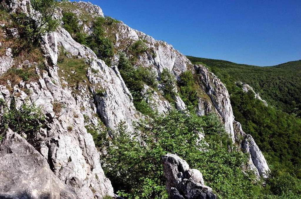 Karst massif Kršlenica