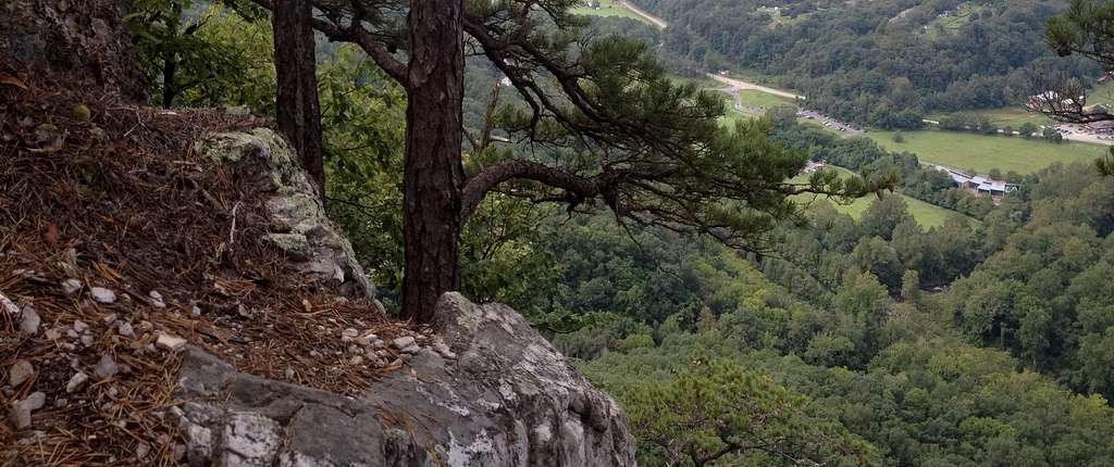 The view from just below the north summit - Seneca Rocks WV