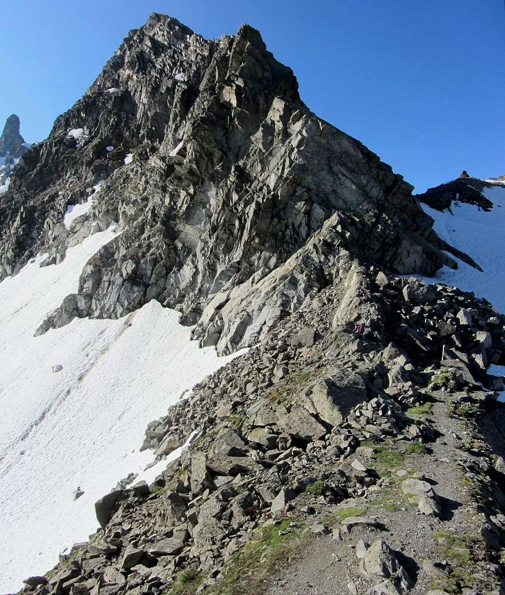 Gross Seehorn (3121m) from the Seelücke