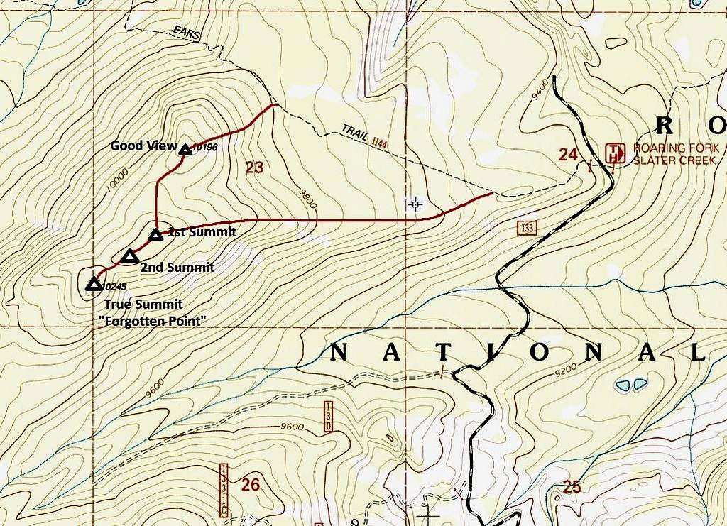 Forgotten Point Map