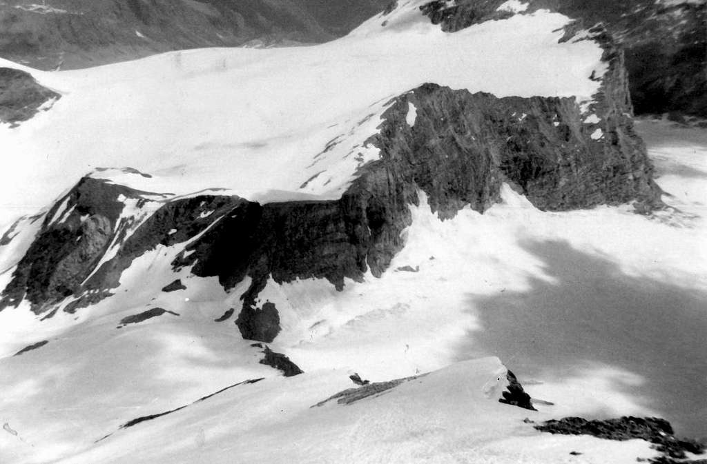 Descending on Tsantelèina North-northeast Edge 1976