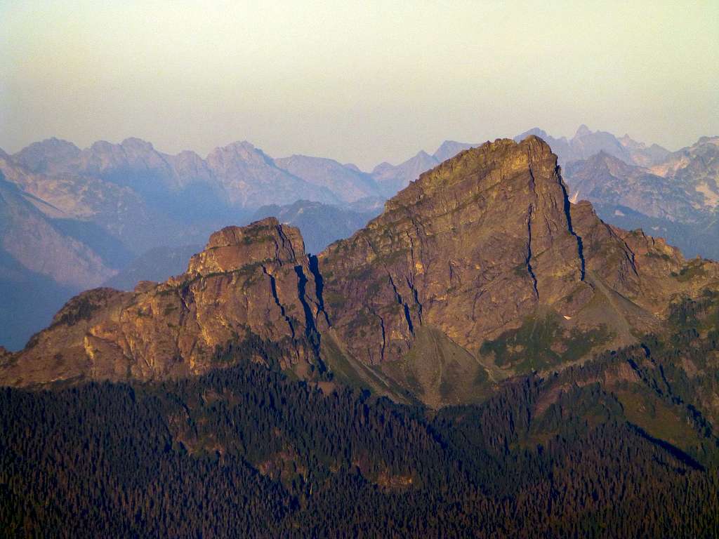 White Chuck Mountain from Three Fingers - September 2013