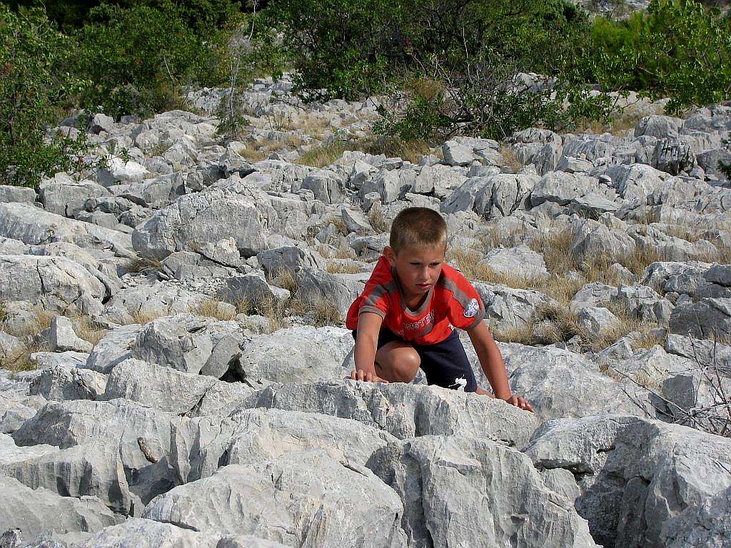 Limestone climb