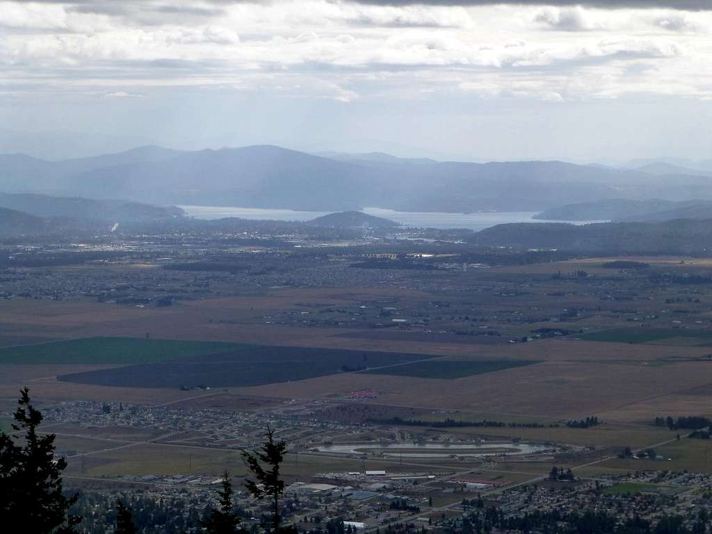 Coeur d'Alene from Rathdrum Mountain