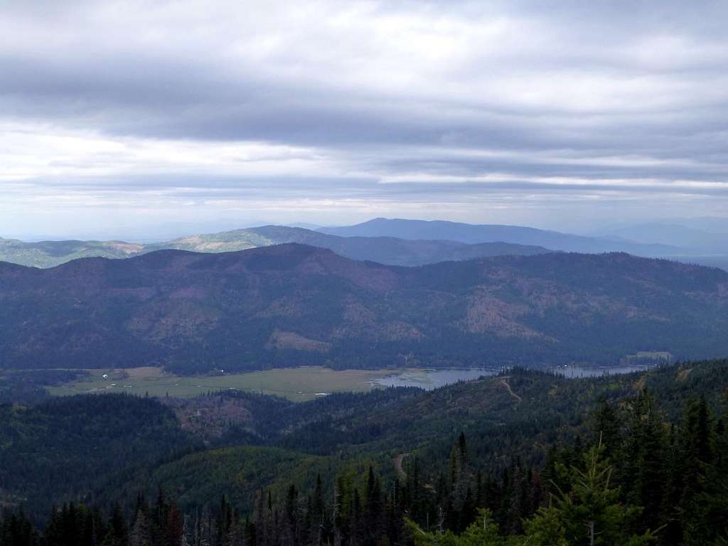 Upper Twin Lake from Rathdrum Mountain