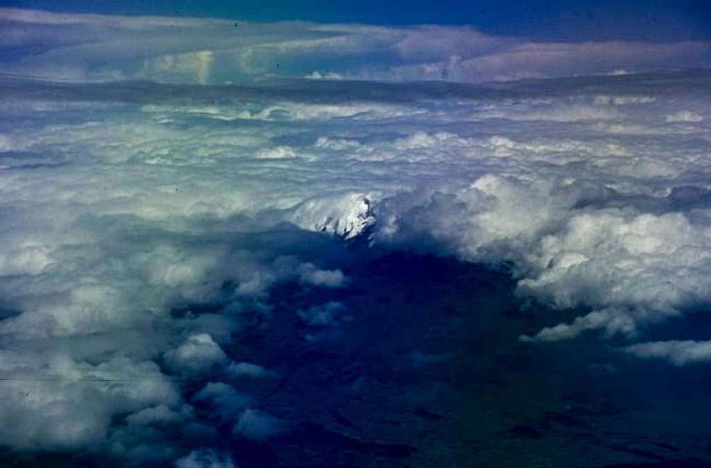 Cayambe from air (looking...