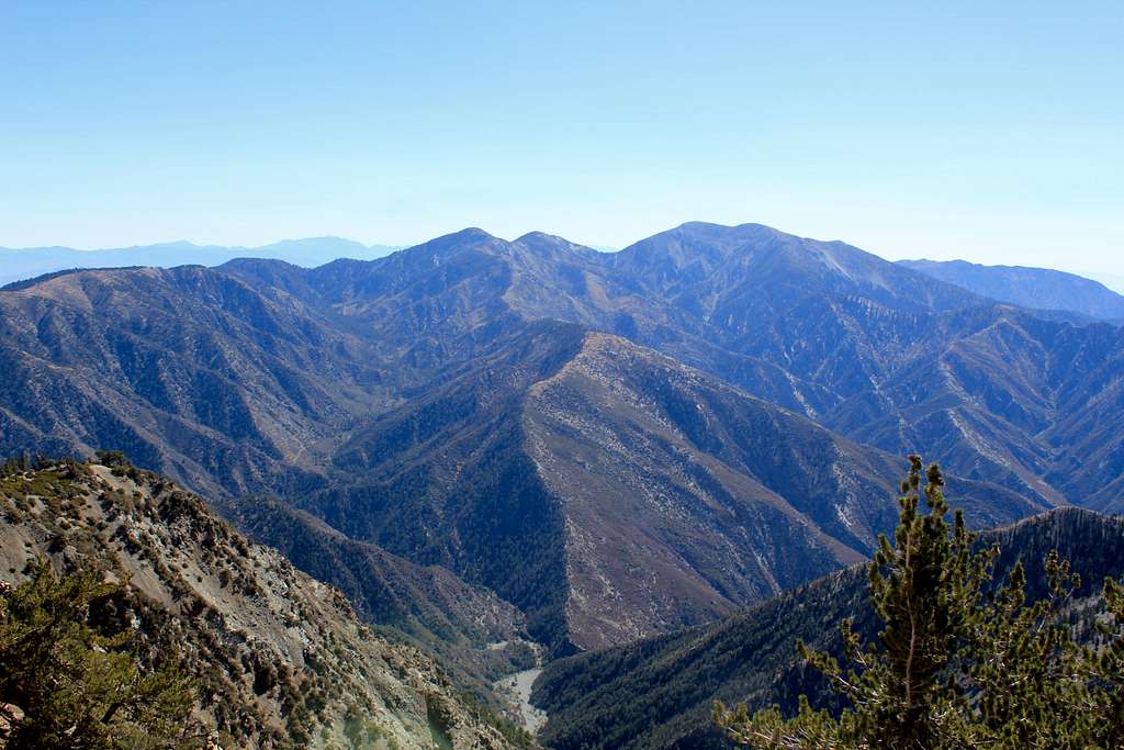San Antonio Ridge from Mount Baden-Powell