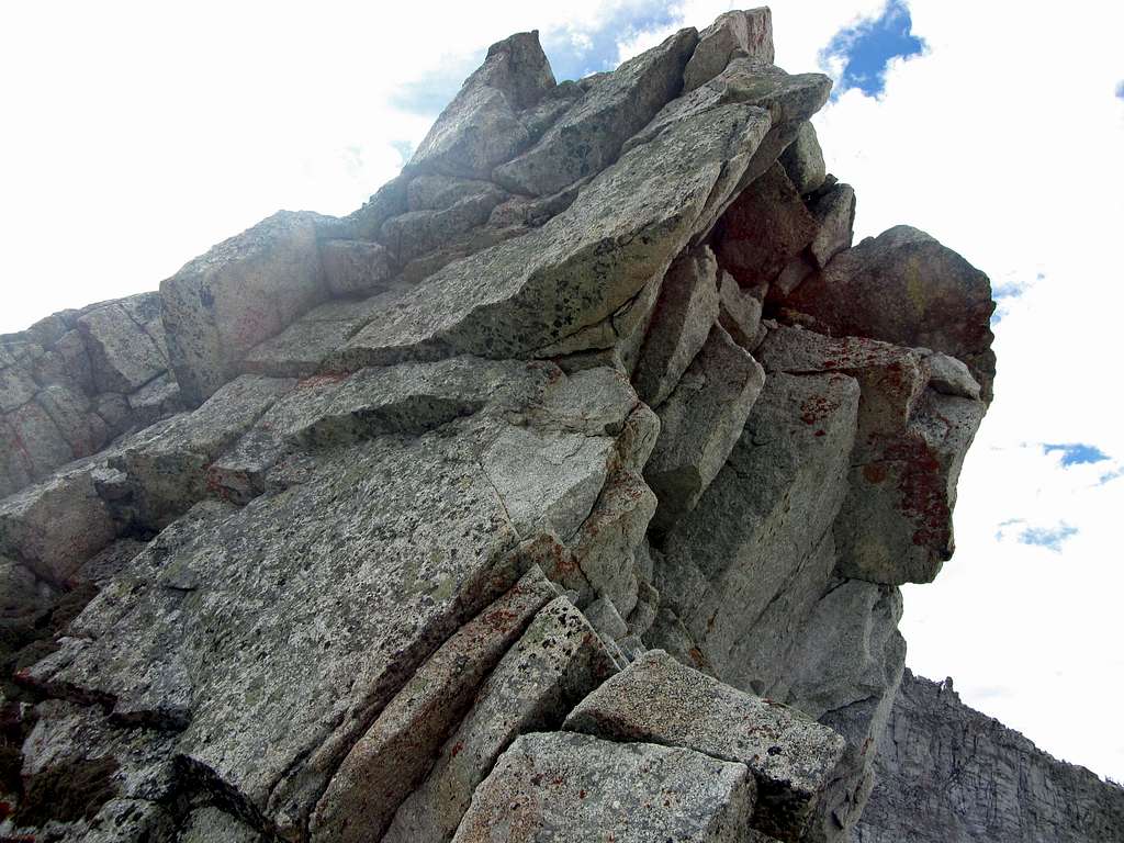 White Baldy east ridge obstacle