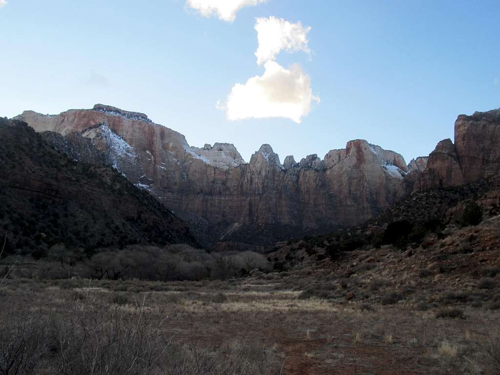 West Temple from the Zion Canyon side