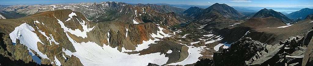 Slate Ridge Peak Summit Panorama