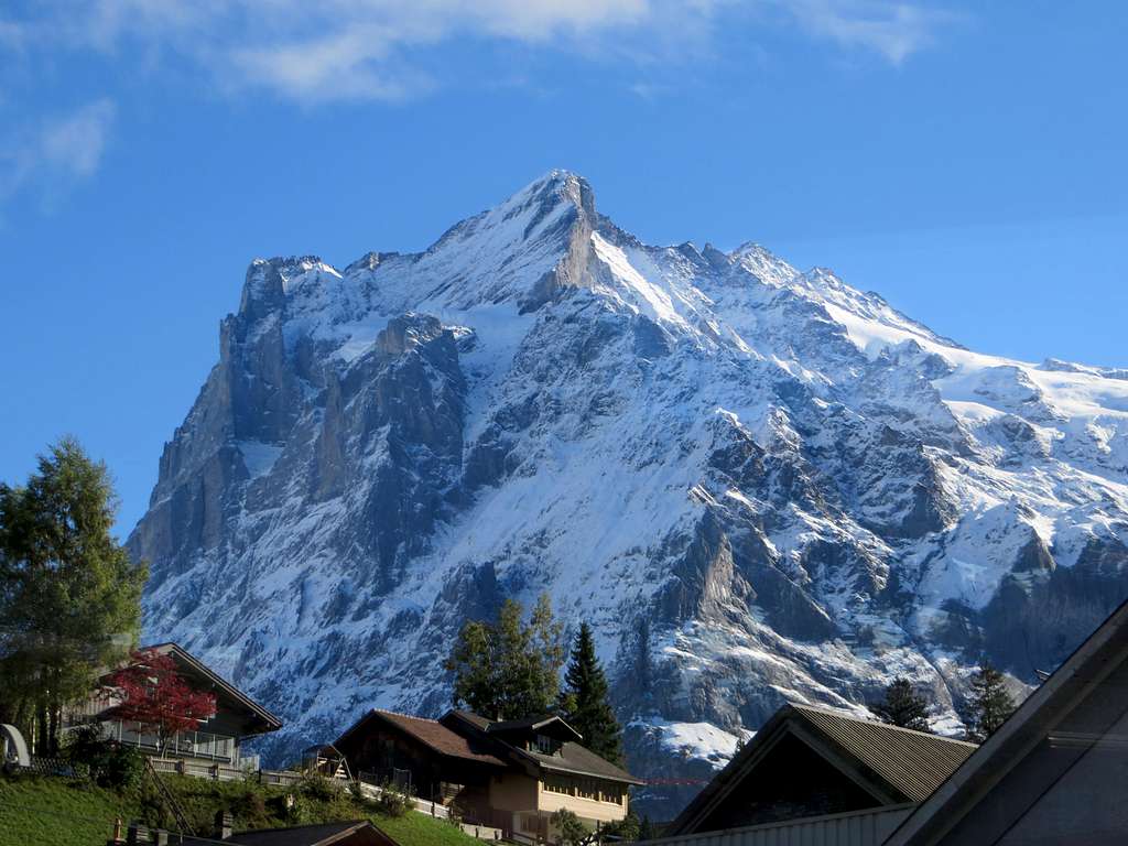 The Wetterhorn from Grindelwald