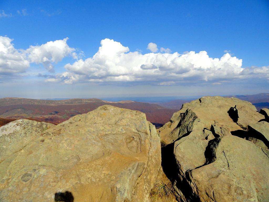 The rocky ridge of Mount Wielka Rawka