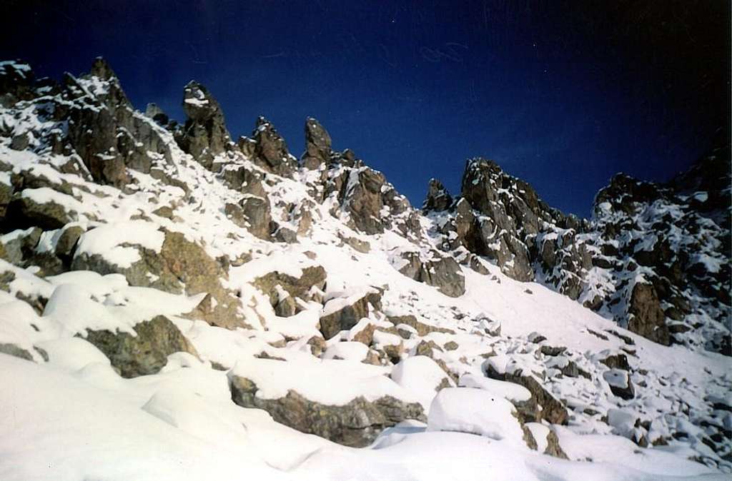 Near Ameran Pass <i>(2680m)</i> Ameran Penitentes 1996
