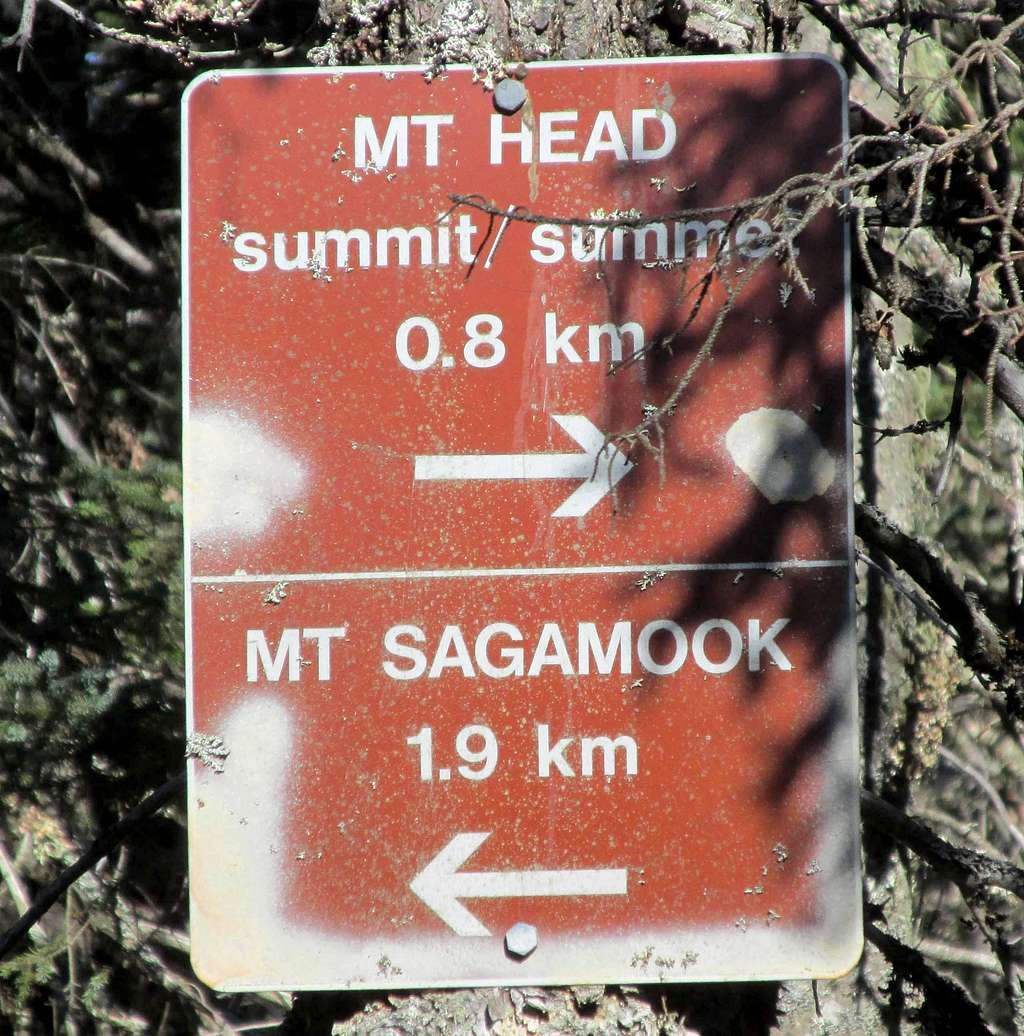 Mount Carleton, Mount Head Intersection