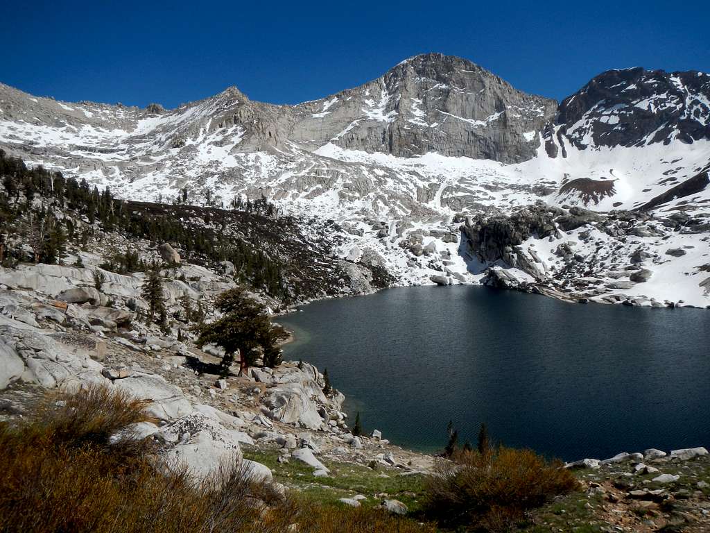 Florence Peak and Lower Franklin Lake