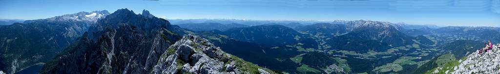 Panorama from summit
