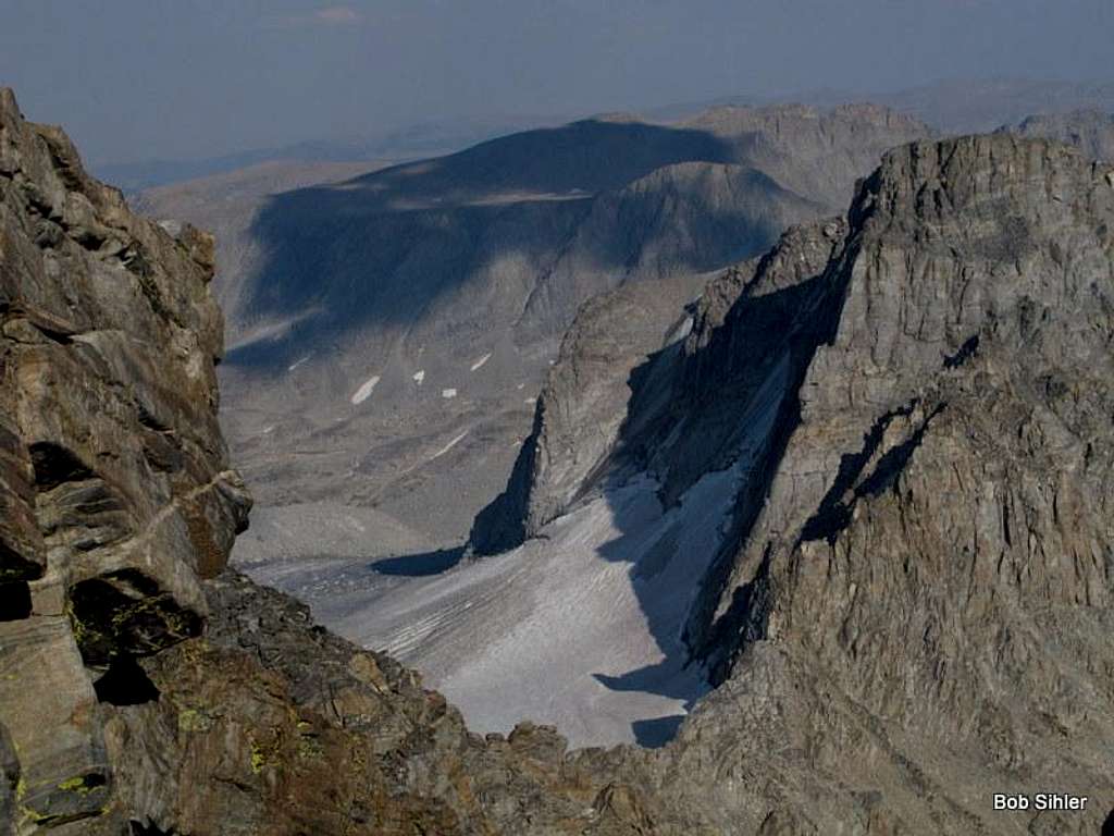 Upper Fremont Glacier from Notch on Summit Ridge