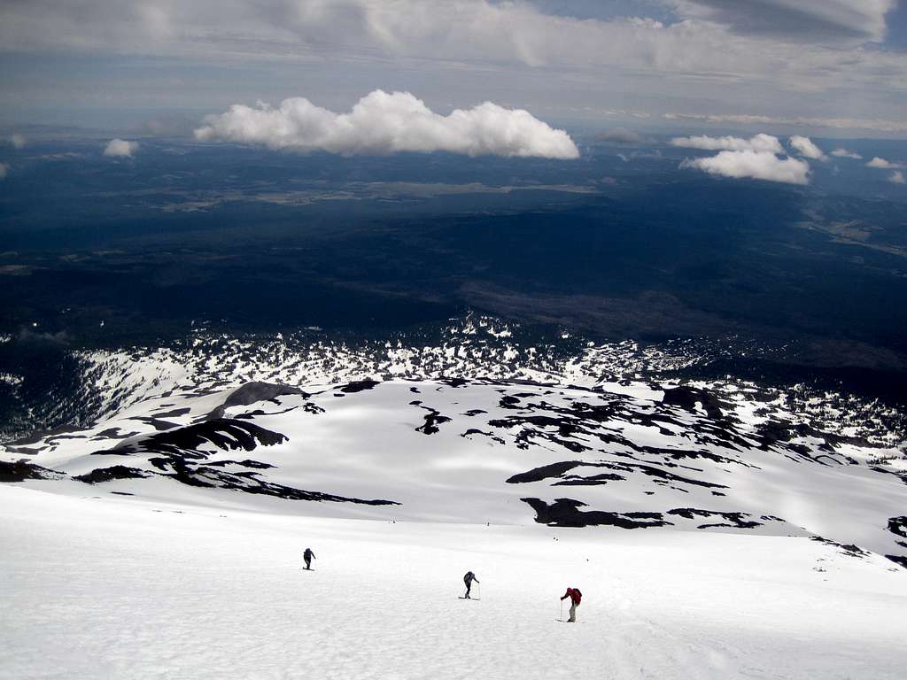 Near the summit