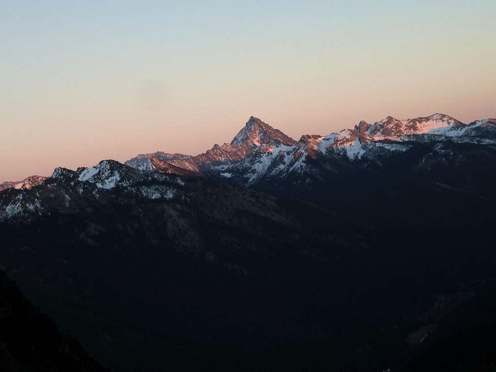 Mt Stuart at dusk