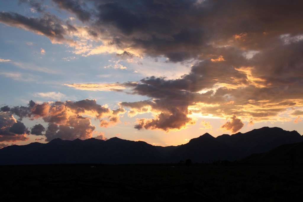 Sunset in Grand Teton National Park