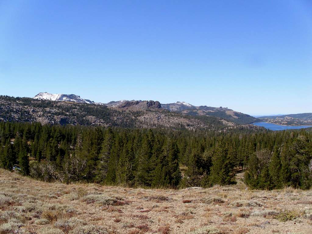 Black Butte from the trail to Round top